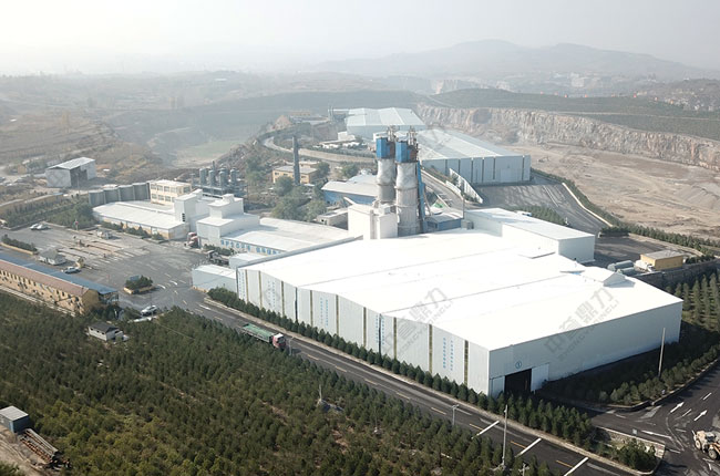 凱運達石料廠時產1000噸智能化骨料生產線項目航拍圖
