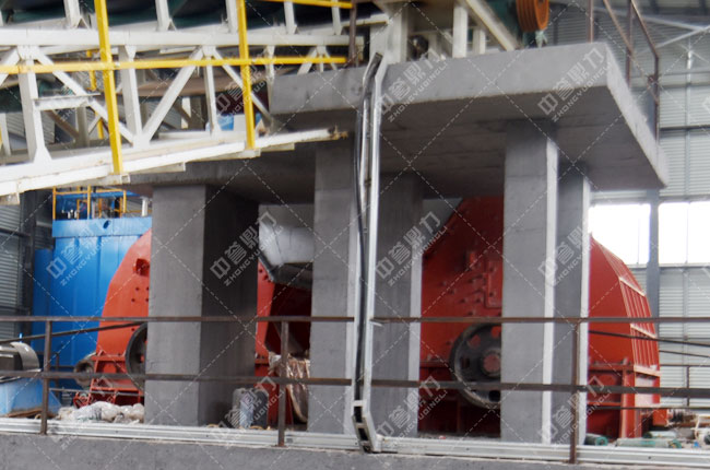 河北白沙時產(chǎn)3000噸石料生產(chǎn)線二級破碎