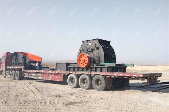 運輸中的碎石子機