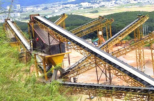 建好的石子生產(chǎn)線