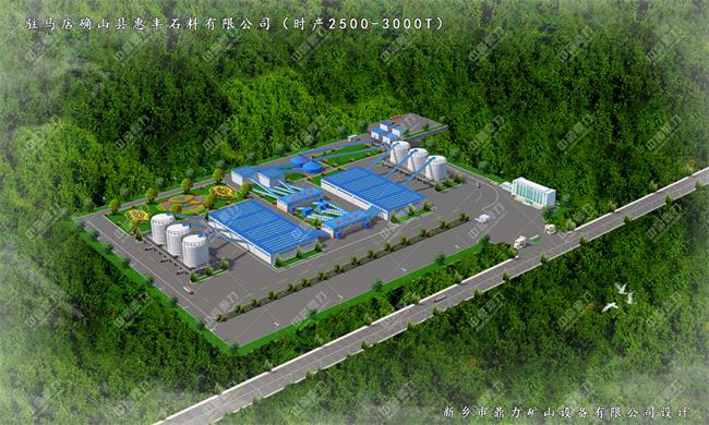 配圖:整合砂石生產線效果圖