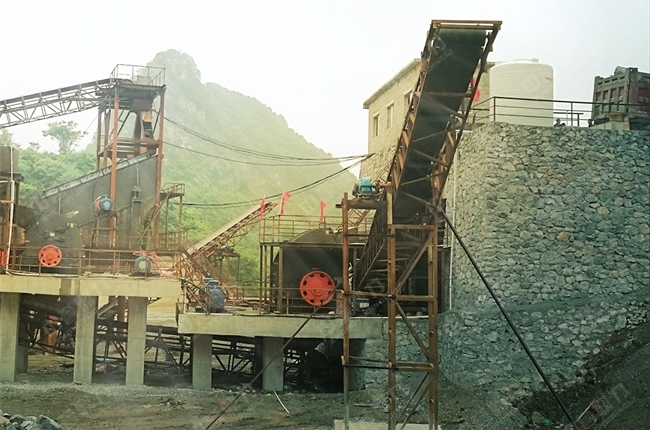 破沙機使用現(xiàn)場