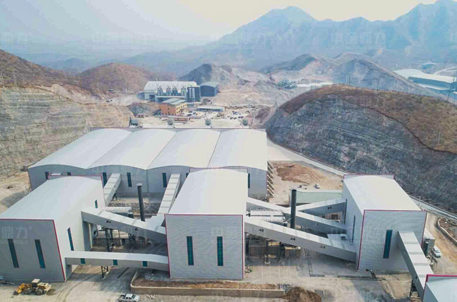 河北保定易縣盛奇達(dá)建材時(shí)產(chǎn)800噸砂石骨料生產(chǎn)線